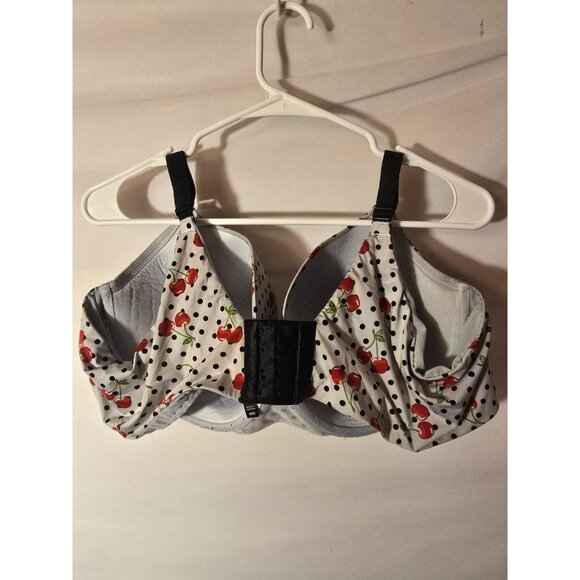 Torrid Curve Womens Plus Size 48C Underwire Cheeky Cherries Pattern Fun - Picture 2 of 2